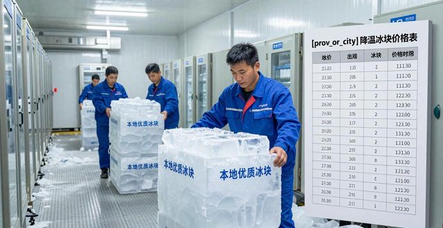 番禺区降温冰块多少钱一吨？本地制冰厂报价来了